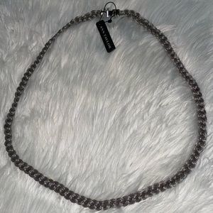 Ann Taylor Silver Mesh Metal Belt